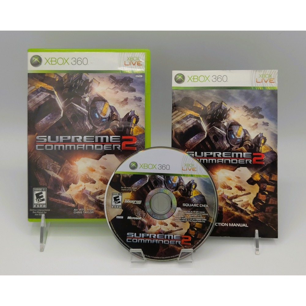 Supreme Commander 2 (2010) - Microsoft Xbox 360 - Complete CIB & Tested